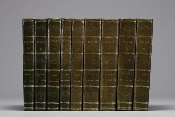 Œuvres complètes de BUFFON en neuf volumes, édition de 1852.