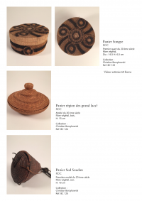 Collection of over 200 Central African baskets from the 19th and 20th centuries - Collection of Mr Christian Borzykowski.