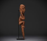 Luluwa  - Pipe de forme anthropomorphe - Rep.Dem.Congo