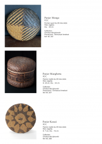 Collection of over 200 Central African baskets from the 19th and 20th centuries - Collection of Mr Christian Borzykowski.