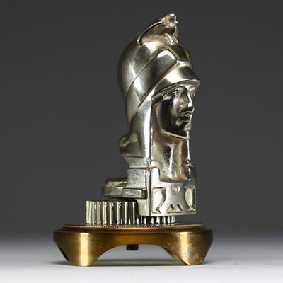 ‘Bust of Minerva’ Radiator cap mascot in silver-plated bronze.