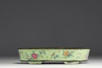 China - Canton enamel planter, 18th century.