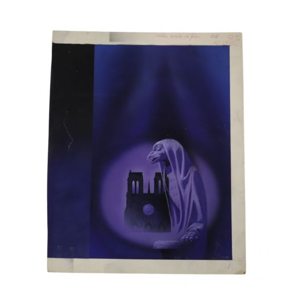 Henri Lievens (1920–2000) – Gouache originale Projet de couverture pour Histoire secrète de Paris / La ville dont le prince est le Démon Gilette Ziegler – Marabout Fantastique n°418, 1972 Œuvre originale unique – Illustration préparatoire pour une couverture effectivement publiée  Artiste : Henri Lievens (1920–2000) Titre : Histoire secrète de Paris Auteur : Gilette Ziegler Éditeur : Bibliothèque