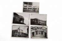 Exceptionnel reportage photographique sur la construction du chef-d’œuvre Art déco de Victor Horta : le Palais des Beaux-Arts de Bruxelles., en 1925.