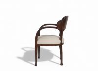 Henry VAN DE VELDE (1863-1957) Mahogany armchair model ‘Arnold Esche, Lauterbach’, c. 1908.