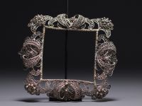 Paire de cadres en argent filigrané, Russie, XVIIIème.