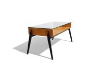 Alfred HENDRICKX (1931-2019) for Belform - Small veneer and glass coffee table, circa 1956.
