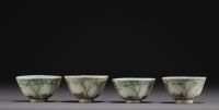 Chine - Ensemble de onze bols de différentes tailles en porcelaine de la famille rose, XIXème.