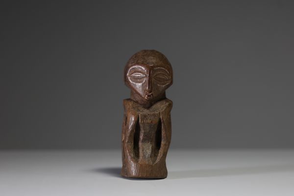 Afrique RDC - Statue Janus Luba, Hemba Kabeja, début XXème.