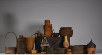 Collection of over 200 Central African baskets from the 19th and 20th centuries - Collection of Mr Christian Borzykowski.