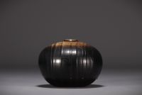 Suzanne RAMIÉ (1905-1964) Vase en céramique vernissée en dégradé de brun, atelier Madoura.