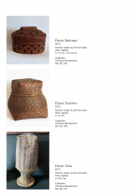 Collection of over 200 Central African baskets from the 19th and 20th centuries - Collection of Mr Christian Borzykowski.
