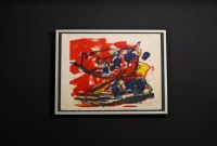 Karel APPEL (1921-2006) ‘Musique Barbare’ Lithograph 1963, signed.