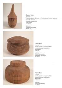 Collection of over 200 Central African baskets from the 19th and 20th centuries - Collection of Mr Christian Borzykowski.