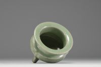 China - Celadon porcelain perfume burner, Ming dynasty.