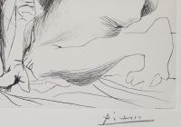 Pablo PICASSO (1881-1973) ‘Minotaure caressing a sleeper’ Drypoint engraving from the Vollard suite, 1933