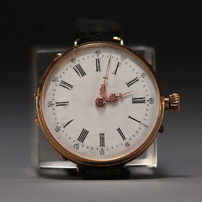 Montre à gousset en or 18k, pour un poids total de 24 gr.