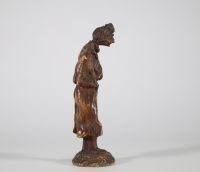 Honoré Daumier(1808-1879) -( Attribué à)Sculpture d'un mystérieux personnage satirique en plâtre, seconde moitié du XIXᵉ siècle.