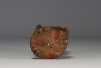 China - Sage, boxwood sculpture, 19th century.