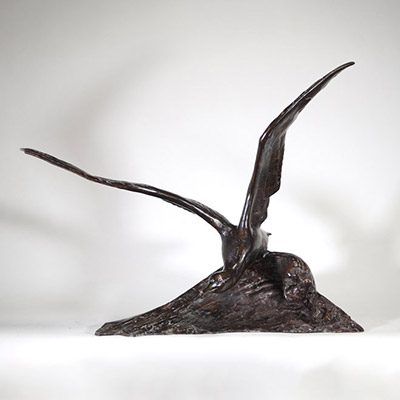 MAXIMILIEN LOUIS FIOT (1886-1953) – Belle épreuve en bronze Art déco 