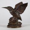 Le Martin-pêcheur – Sculpture en bronze, vers 1900.