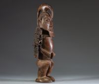 Afrique RDC - Fétiche Teke en bois sculpté , Congo RDC.