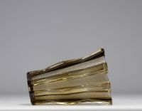Vase Scailmont, brun, Art Déco 1930-1935
