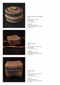 Collection of over 200 Central African baskets from the 19th and 20th centuries - Collection of Mr Christian Borzykowski.
