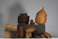 Collection of over 200 Central African baskets from the 19th and 20th centuries - Collection of Mr Christian Borzykowski.
