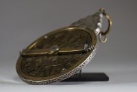Astrolabe planisphérique en laiton et argent (?), probablement Perse, XVIII-XIXème.