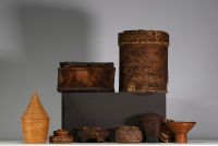 Collection of over 200 Central African baskets from the 19th and 20th centuries - Collection of Mr Christian Borzykowski.