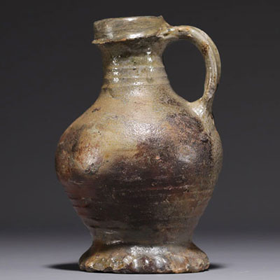 Raeren - Small vase in glazed stoneware, 16th century.