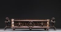 Jardinière de table en bronze d'époque Napoléon III,  XIXe siècle.