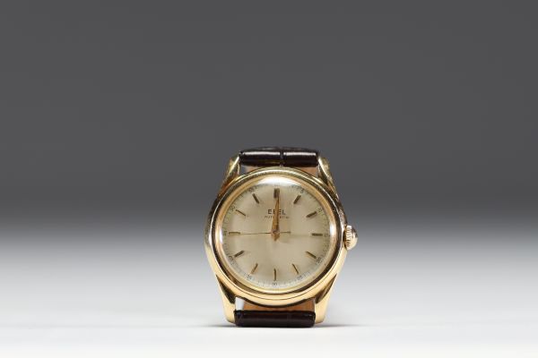 EBEL - Men's watch in 14k gold with automatic movement, circa 1950-60.