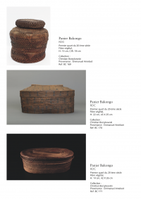 Collection of over 200 Central African baskets from the 19th and 20th centuries - Collection of Mr Christian Borzykowski.