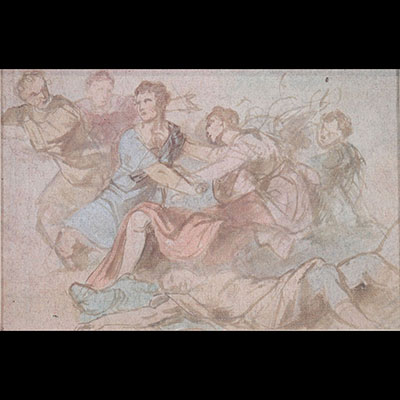 Anthonius VAN DYCK (1599-1641) Aquarelle 