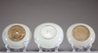 Chine - Série de onze assiettes min yao en grès porcelaineux, province de Fujian, dynastie Qing.