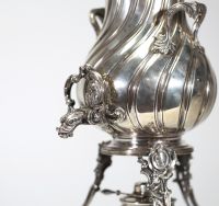 Samovar en argent, France, époque Napoléon III Poinçon Minerve 1er titre (950/1000) Orfèvre à identifier