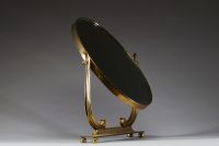 Luigi BRUSOTTI (XX) attr. à - Miroir de table, design et arts décoratifs italien du XXème siècle, vers 1950.