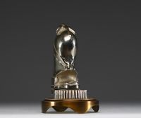 ‘Bust of Minerva’ Radiator cap mascot in silver-plated bronze.