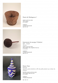 Collection of over 200 Central African baskets from the 19th and 20th centuries - Collection of Mr Christian Borzykowski.
