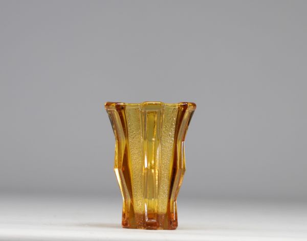 Vase Scailmont, ambre, Art Déco 1930-1935