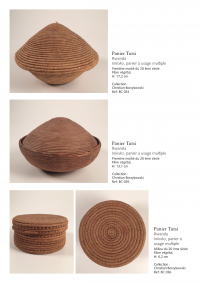 Collection of over 200 Central African baskets from the 19th and 20th centuries - Collection of Mr Christian Borzykowski.