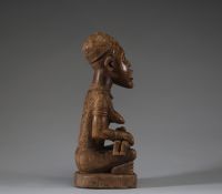 Afrique RDC - Maternité Bakongo en bois sculpté, Congo RDC, début XXème.