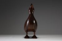 ‘Goose’ Teak sculpture, Scandinavian design, 20th century.