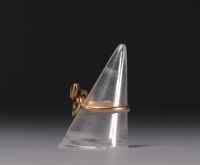 Bague en or jaune 18K représentant un serpent, pour un poids total de 4.1gr.