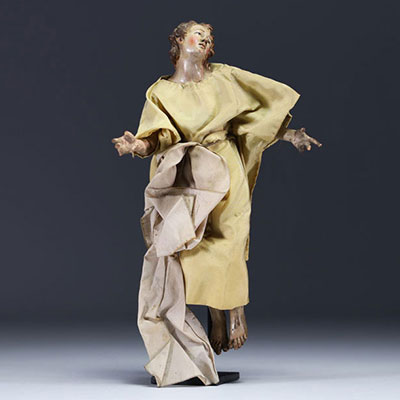 Salvatore Di FRANCO (attr. to) Neapolitan polychrome terracotta santon, 18th century.