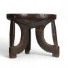 Tabouret Borana Bakula Kenya, bois massif.