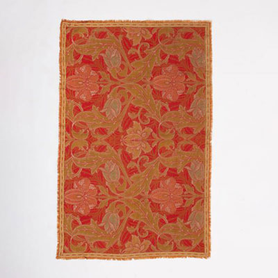 Very fine specimen of English Art Nouveau fabrics, Arts and Craft work, c.1890.
