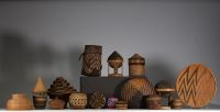 Collection of over 200 Central African baskets from the 19th and 20th centuries - Collection of Mr Christian Borzykowski.